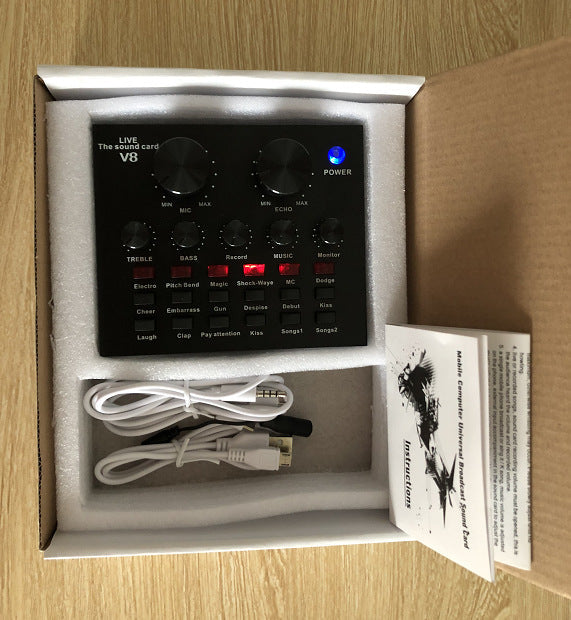 V8 sound card mobile computer universal FLIPSTYLEZLLC