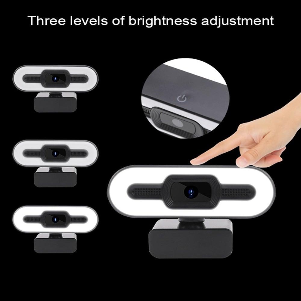 2K Webcam Camera Black Star Audio