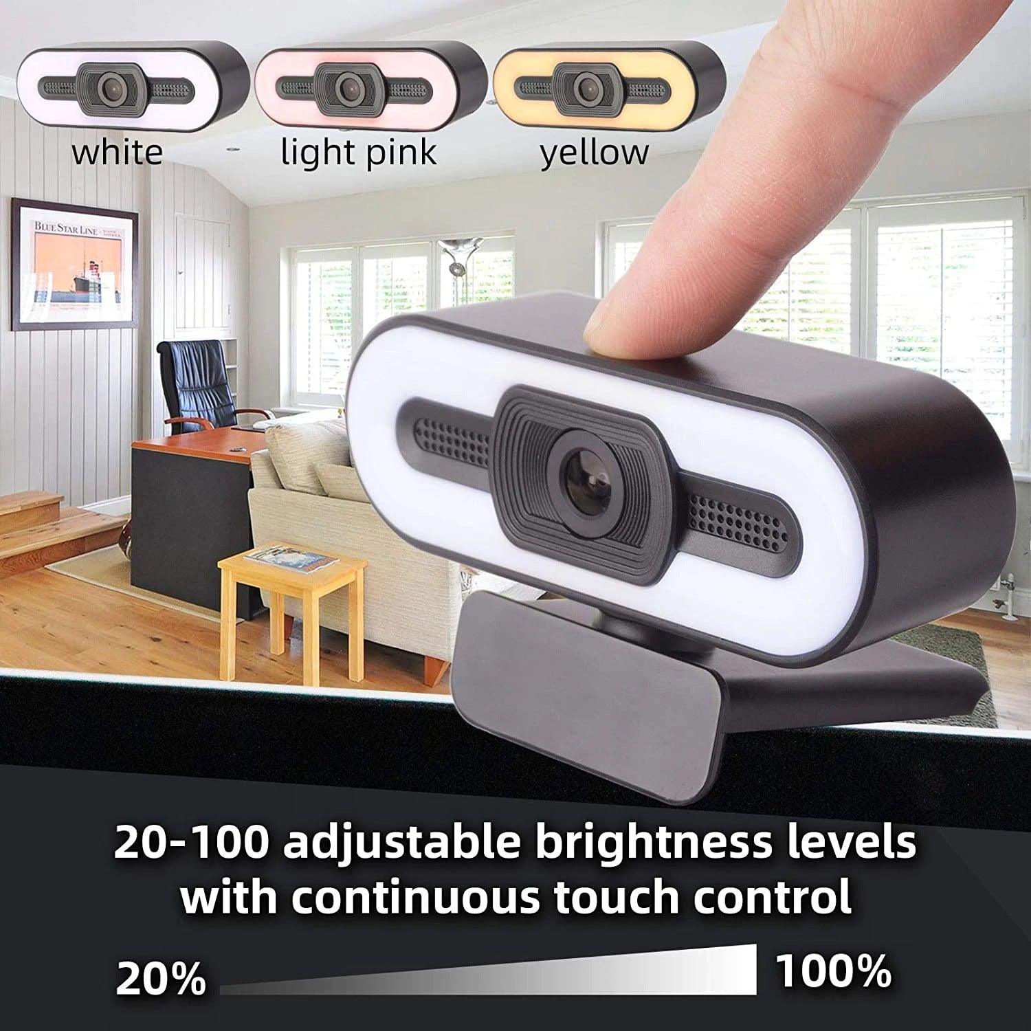 2K Webcam Camera Black Star Audio