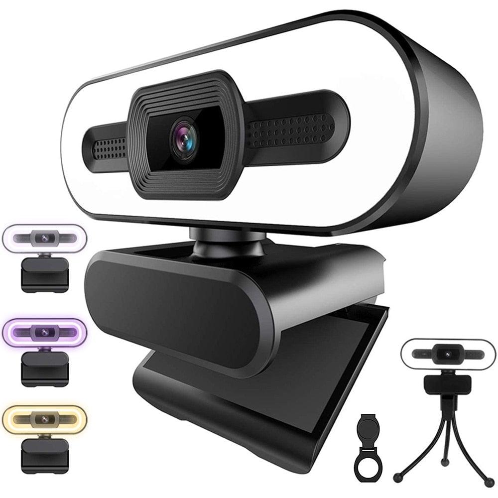 2K Webcam Camera Black Star Audio