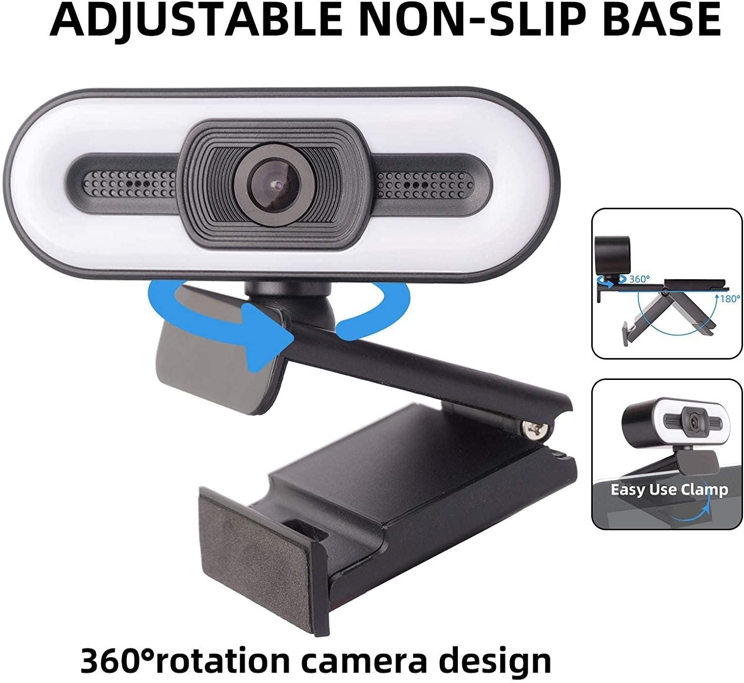 2K Webcam Camera Black Star Audio