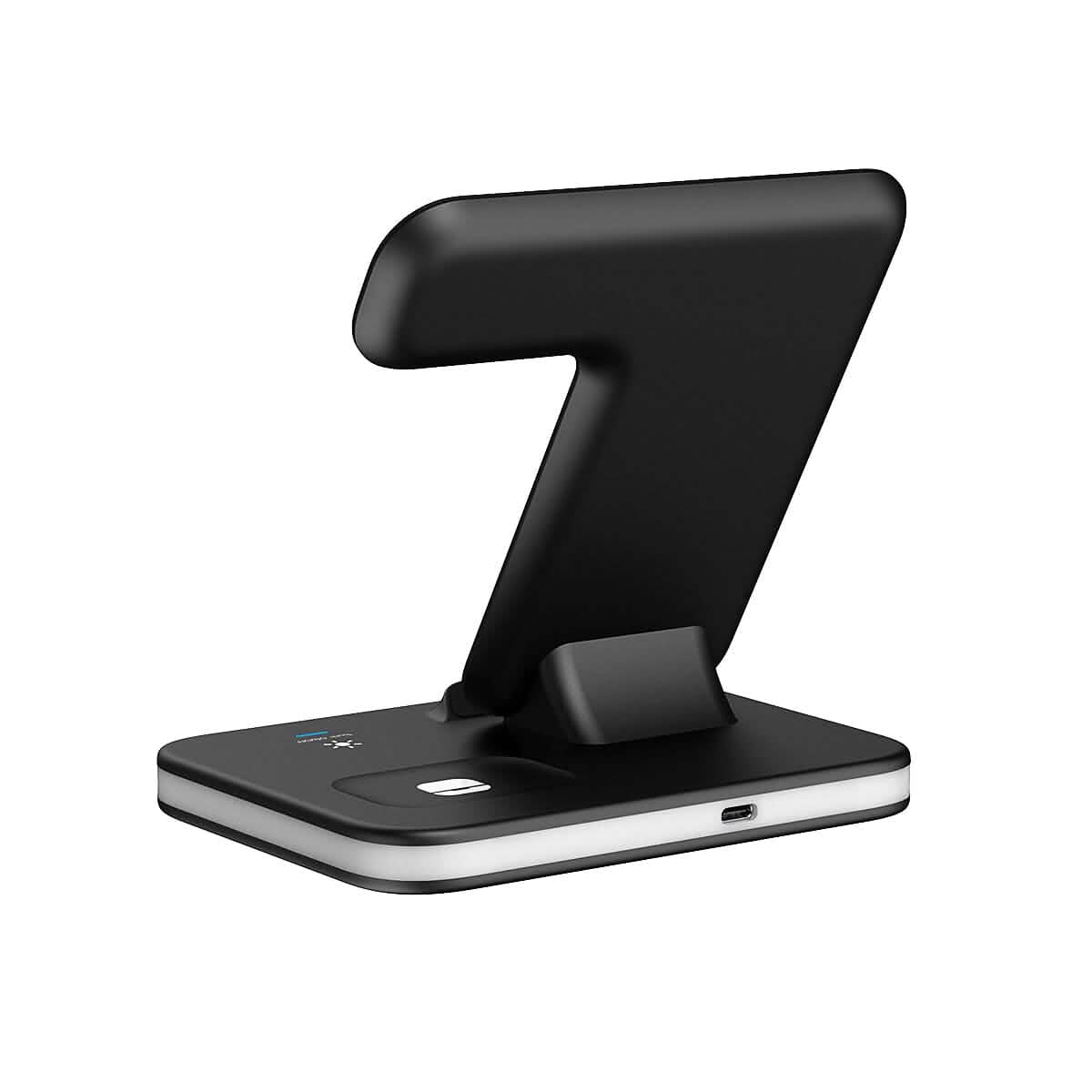 4-in-1 Wireless Charging Stand – Qi Charger with Night Light