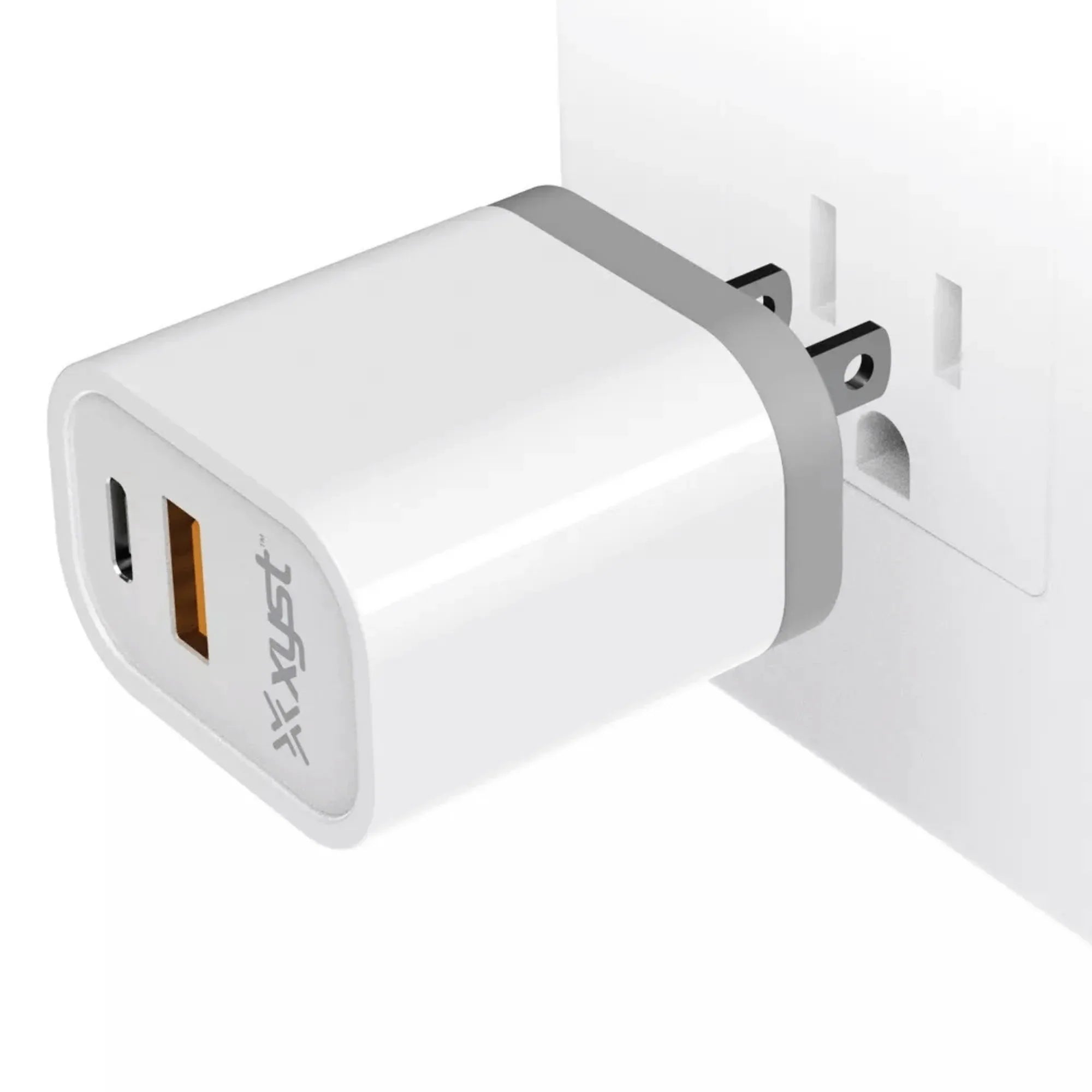 3.4A Dual USB Wall Charger – USB-A & USB-C Ports
