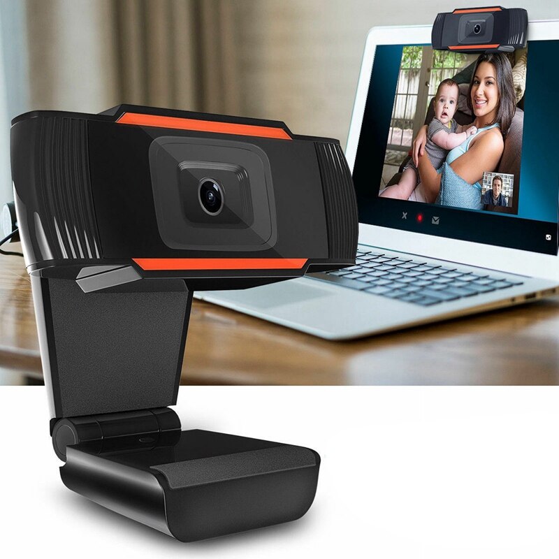 HD USB PC Webcam Camera Black Star Audio